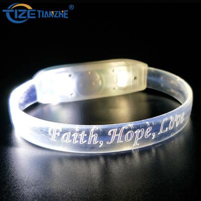 China ABS Switch Box + TPU Strip New Products Wedding Decoration LED Gifts Led Bracelet for sale