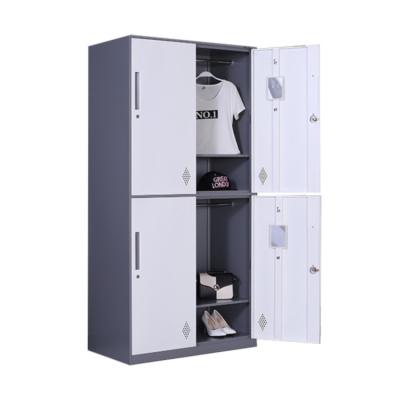 China Adjustable Cheap Four Door (Height) Office Furniture Storage Locker With Best Quality for sale