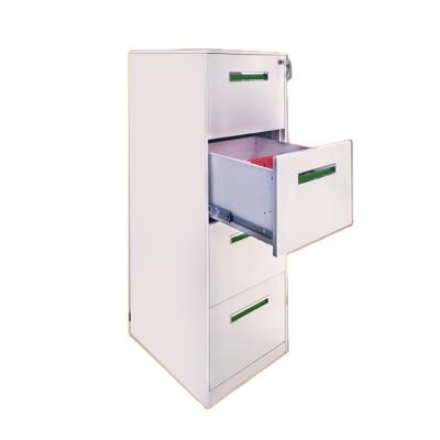 China (Size) Adjustable Easy Assemble Vertical Metal 4 Drawer Steel Side Filer Office Storage File Cabinet for sale