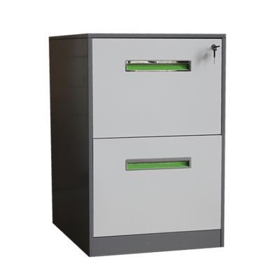 China Adjustable Government School and Universal Metal 2 Drawer Family Steel Backrest (Height) Filing Cabinet for sale