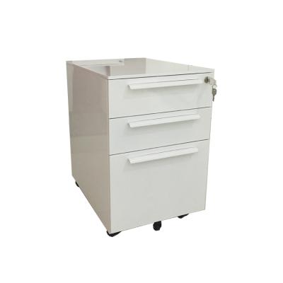 China Movable (Height) Adjustable Desk File Drawer For Documents Cabinets 3 Drawer File Storage Cabinet for sale