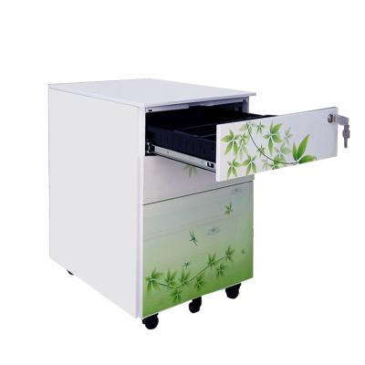 China Furniture Industry Adjustable 3 Drawer Desk Pedestal (Height) Movable Filing Cabinet for sale