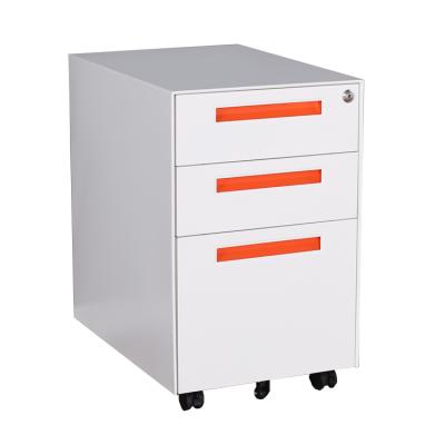 China Mobile Cabinet (Height) 3 Drawer Adjustable Pedestal Mobile Office Wooden Pedestal for sale