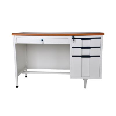 China Corporate Easy High Quality Open Desk with 3 Right Side Drawers for sale