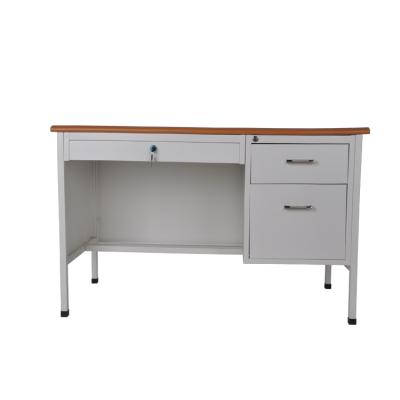 China New High Quality Easy Model Open Modern Modular Steel Metal Workstation Desk Furniture With 2 Drawers for sale