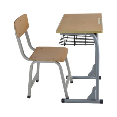 China Hot Selling Easy Customized School Furniture Student Desk Simple Design For Classroom Used for sale