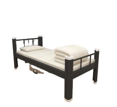 China Modern Cheap Modern Bedroom Furniture Dorm Kids Furniture Single Metal Steel Bed for sale