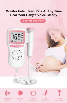 China Draagbare Doppler-van de de Machinebaby van Monitor Foetale Doppler de Hartslagmonitor voor Zwangere Vrouwen Te koop