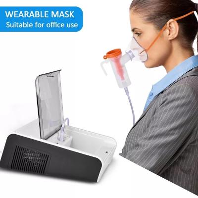 China Medical Adults Child Portable Nebulizer Machine Noiseless Baby Inhalator Compressor Nebulizer for sale