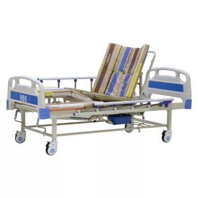 China Cama de hospital manual multifuncional del oficio de enfermera de Homecare con el retrete en venta