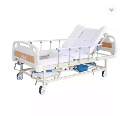 Chine Lit de soins de soins à domicile d'hospitalier de Multifunction Cama De Manual Medical avec la toilette à vendre