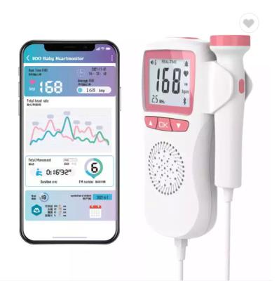 China Fötales tragbares Baby-Herz Rate Monitor Ultrasonic Fetal Doppler Taschen-Dopplers zu verkaufen