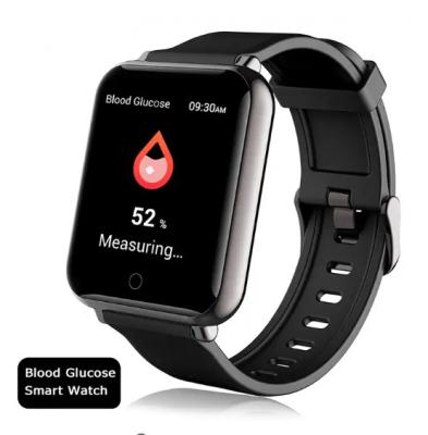 Cina Sangue non dilagante Sugar Glucose Meter Monitor Wrist Smartwatch di Digital in vendita