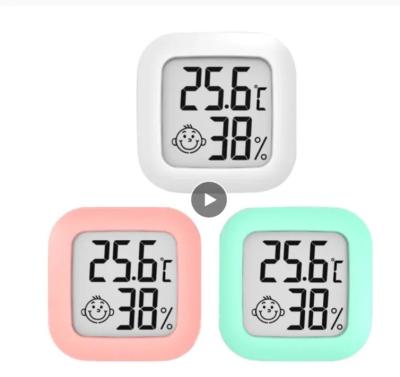 China Metro de la humedad del sensor del indicador del higrómetro del termómetro del sitio de Mini Indoor LCD Digital en venta
