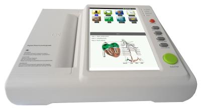 China 12 Maschine CER-ISO des Kanal-Digital-Elektrokardiograph-Metalltragbare ECG zu verkaufen