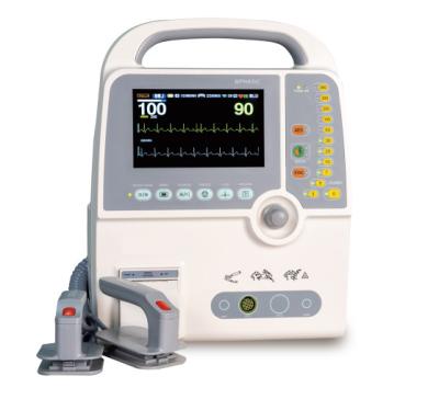 China Desfibrilador externo automático bifásico médico Desfibrilador AED con monitor en venta