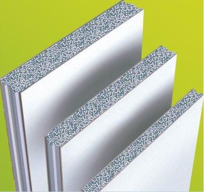 China Nonmetal Daquan Green Fireproof Heat Insulated EPS Cement Sandwich Panel for sale