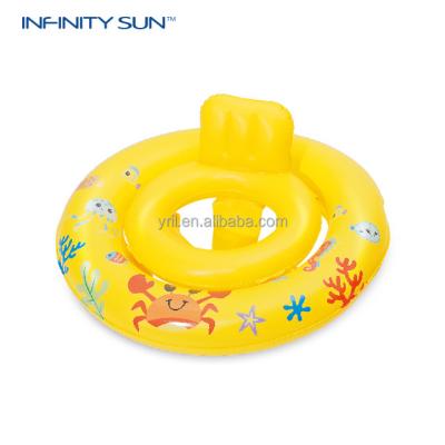 China Child INFINITY SUN Baby Float Baby Inflatable Swimming Pool Floats Ring With Safety Bottom Support Water Float Suit For Baby for sale