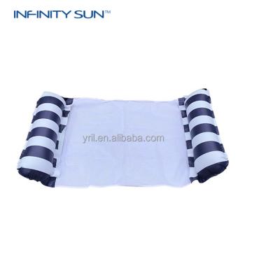 China High Quality PVC 0.20mm Infinity Environmental Protection Sun Water Hammock Summer Chair Sofa Popular Swimming Inflatable Bed Toy Mat Pool Float for sale