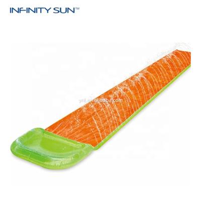 China Slip and slide along the ground by single slideway water slide /inflatable water slide for sale