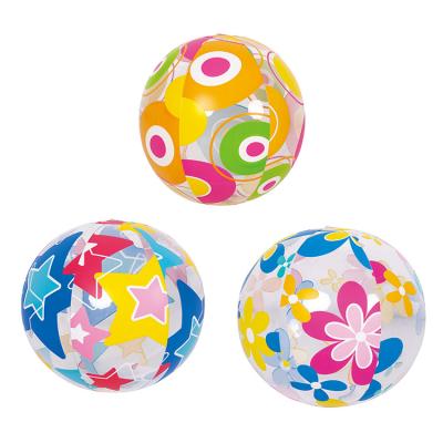 China Sports Toy Beach Ball Suppliers Customized Inflated Colorful PVC Beach Ball Water Toy Sport Ball for sale