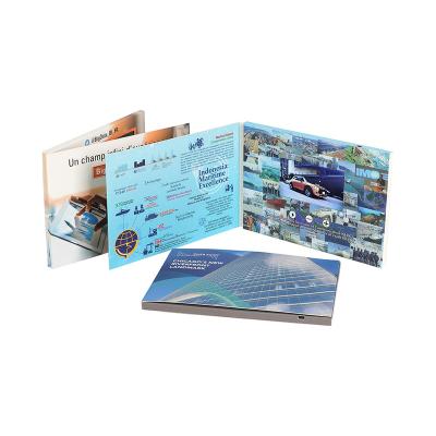 China Best Selling Europe 4.3 Inch LCD Video Brochure Homemade Video Brochure for sale