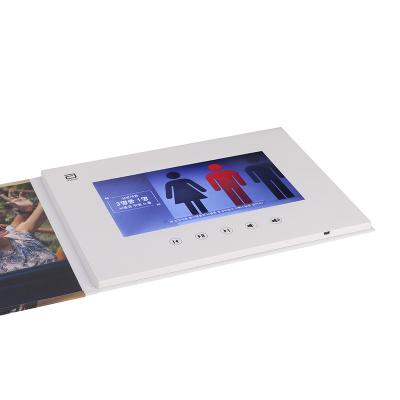 China Video 7 Inch Business Card LCD Brochure Business Card Europe Video Chinese Homemade Greeting Card Player Video Digital Video Card for sale