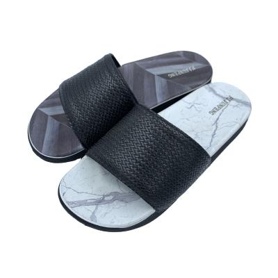 China Non-outdoor trend large size outdoor slip wear-resistant men's summer wear-resistant home printed sandals for sale