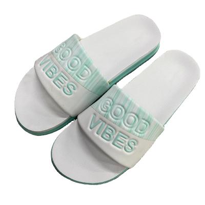 China Printed Cool Lady Slippers Summer Indoor Non Slip Bathroom Family Slippers for sale