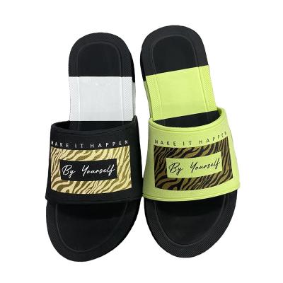 China Slippers Ladies Summer Fashion Soled Printed Indoor Thick Slippers for sale