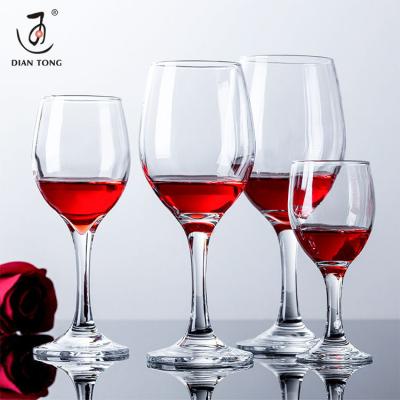 China Wholesale custom logo modern clear round wine glass red wine glass goblet for restaurant for sale