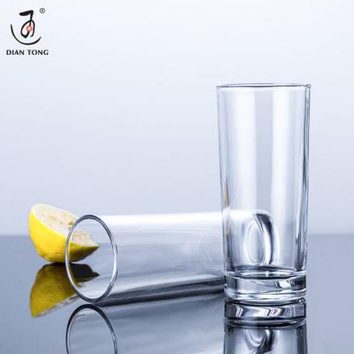 China DianTong modern hot sale custom logo juice glass ball high glass water drinking glasses for sale