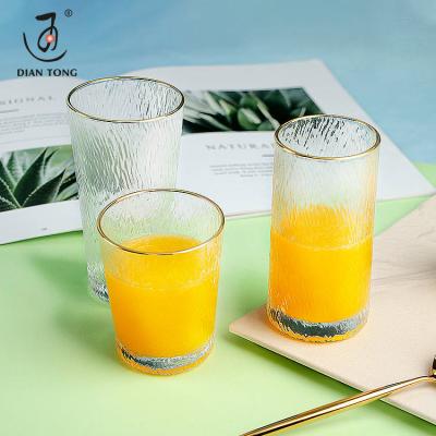 China Modern DianTong New Design Tall Juice Glass Water Glass Ball Juice Drinking Glasses for sale