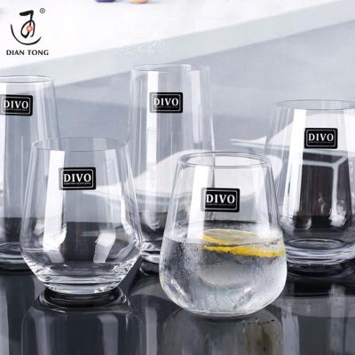 China DianTong Modern High Quality Stylish Whiskey Glass Whiskey Glass Water Drinking Glass for sale