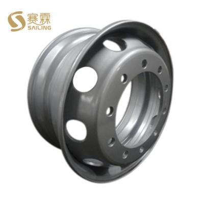 China Heavy Duty Truck Wheel Steel Rim 22.5x9.00 For 12r22.5 315/80R22.5 Tire for sale