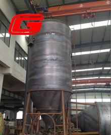 China Carbon steel mobile cement  storage silo with good condition for sale