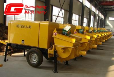 China Electric motor , diesel engine HBT60S mobile concrete pump for sale