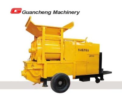 China Mobile Concrete Mixer Pump JS500 twin shaft  25 m3/h Output Capacity for sale