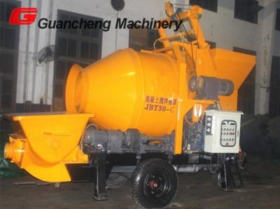 China Diesel Engine Portable Concrete Mixer and Pump , Concrete Mixer with Pump for sale