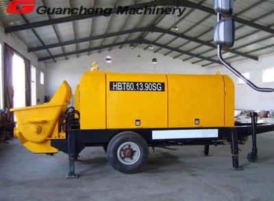 China HBT80RS Mobile Concrete Pump Secondary grouting constructional column concrete feeder machine for sale