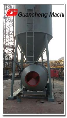 China Professional blue mobile cement silo for dry mortar  mixing plant for sale