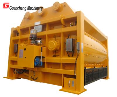 China Iron deep orange  hydraulic concrete mixer with double motor for sale