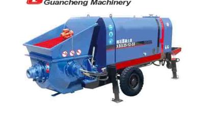 China Concrete Transfer / Concrete Truck Pump Fine Stone Mortar Concrete Pump HBT30 With Electric Engine for sale