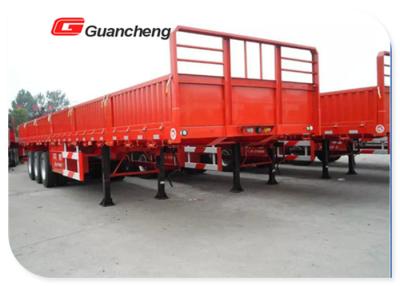 China ISO Heavy Duty Equipment Trailers , 40 Ton Tri Axle Side Loader Container Truck for sale