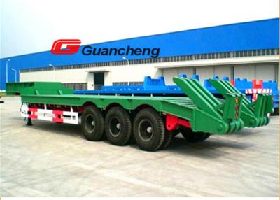 China 3 Axle 60 Ton Low Bed Semi Trailer With 16 Mpa Rated Pressure 27.85 KW Total Power for sale