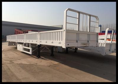 China 50 Ton Side Lift  Flatbed Trailer Equipment , Side Loader Transport Side Lifter Trailer for sale