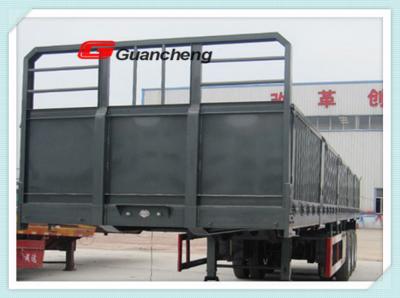 China Spring Suspension Cargo Transport Side Loading Trailer , Heavy Duty 50 Ton Side Lifter Trailer for sale