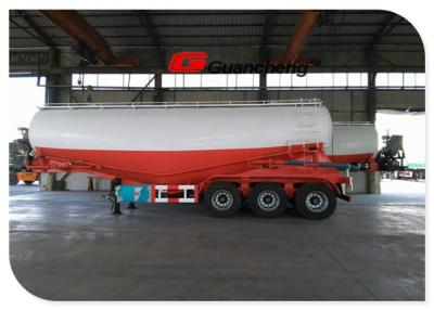 China V Shape Tri Axle Bulk Powder Cement Tank Trailer 3 Axle Dry Bulk Trailer for sale