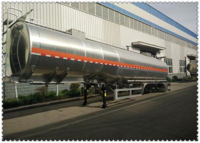 China 45000 Liters Diesel Fuel Trailer / Stainless Steel Tanker Trailers With Q235B Carbon Steel for sale