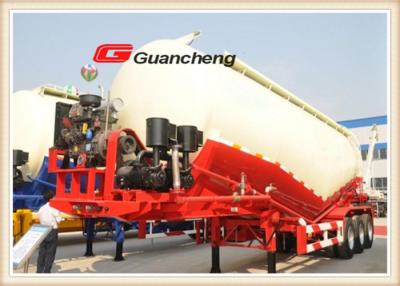 China Bulk Powder Tanker Bulk Cement Trailer 3 Axle Tanker Bulk Cement Trailer With Bpw Axle for sale